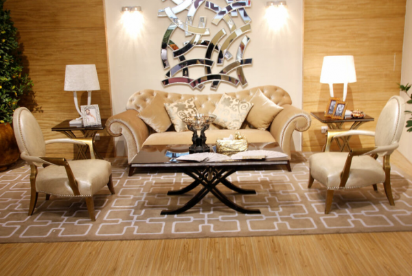 Penggunaan furnitur kustom dengan kualitas tinggi